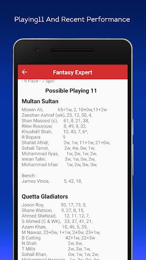 Fantasy Expert - D11 Team Prediction and Tips screenshot 4
