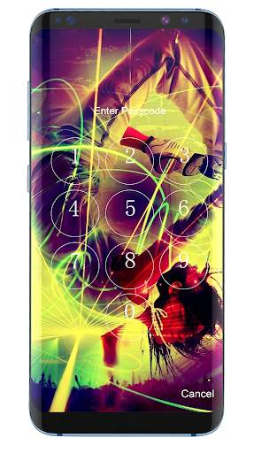 Electro House Music Lock Screen screenshot 2