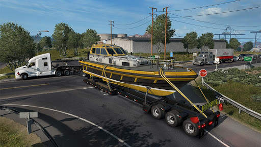 Euro Truck Boat Cargo Driving Simulator 2020 screenshot 5
