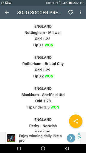 SOLO SOCCER PREDICTIONS screenshot 3