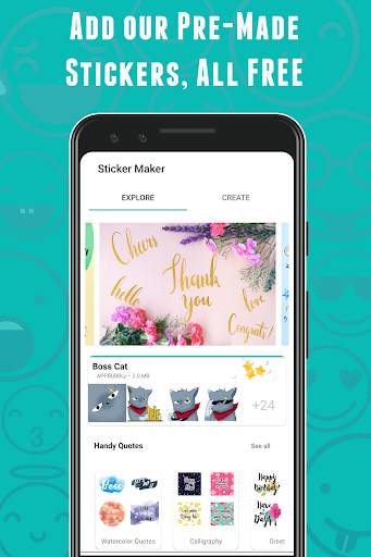 Sticker Maker and Animated Stickers For WhatsApp screenshot 4