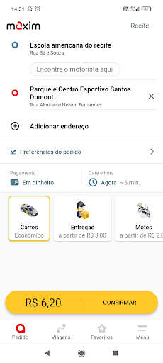 maxim — viagens & entregas screenshot 8