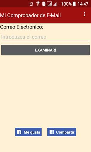 Mi Comprobador de E-Mail screenshot 1