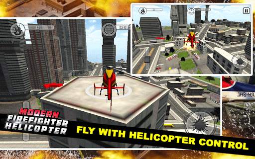 Modern Firefighter Helicopter screenshot 3