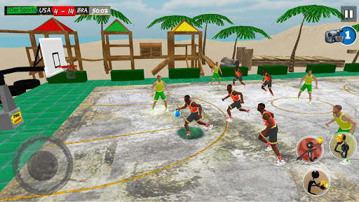 Beach Basketball 2021: Real Basketball Games screenshot 1