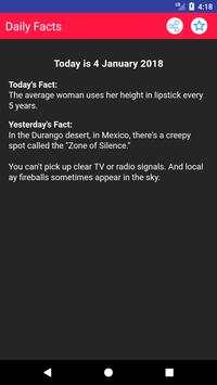 Daily Facts screenshot 1