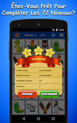 Jeu de Mémoire d’Animaux screenshot 4