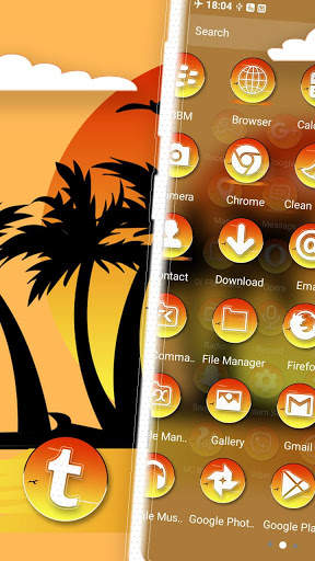 Beautiful Sunset  Launcher Theme screenshot 2