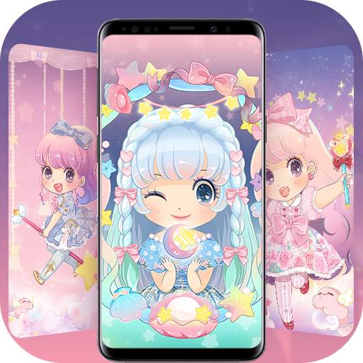 Cute Cartoon Live Wallpaper & Launcher Themes 1.1.9