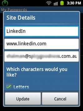 My Passwords screenshot 3