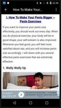 How To Make Your Penis Bigger screenshot 2
