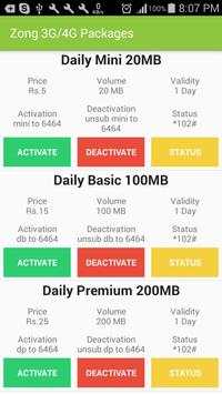3G Packages Pakistan screenshot 2