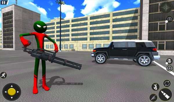 Spider Stickman Rope Hero Gangster Crime Game 2019 screenshot 6