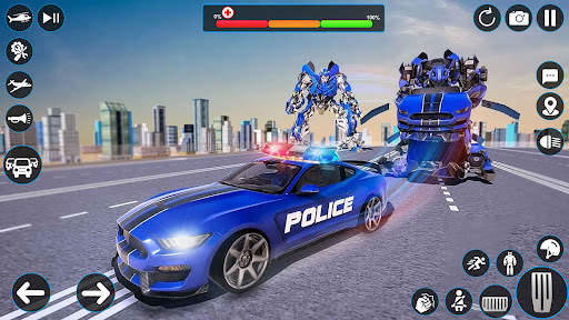 Police Robot Transport Games screenshot 2