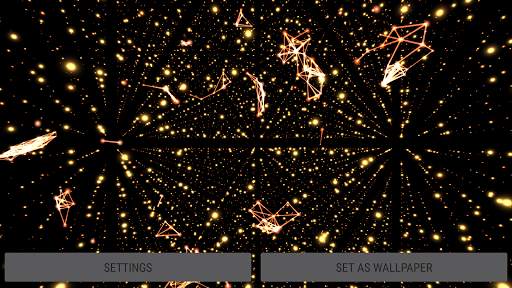 Parallax Infinite Particles 3D Live Wallpaper screenshot 3