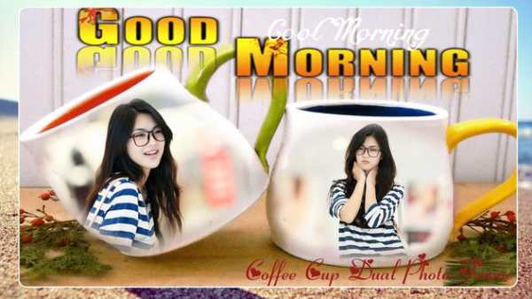 Coffee Cup Dual Photo Frames 4 تصوير الشاشة