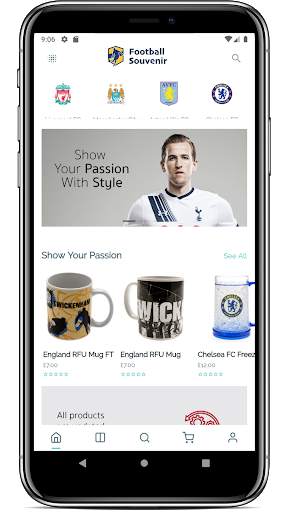 🏆 #1 Official Football Souvenirs Shop ⚽️ screenshot 1
