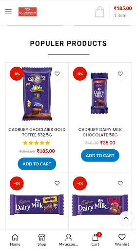 Door Dash Grocery скриншот 2