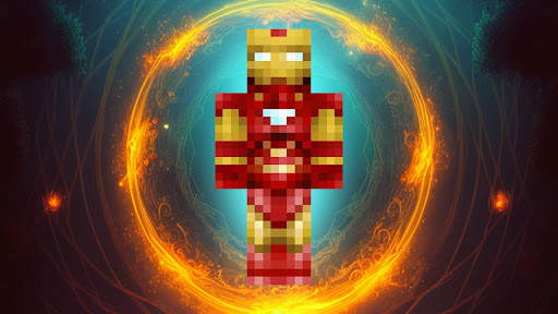 Iron Man Skin for Minecraft screenshot 28