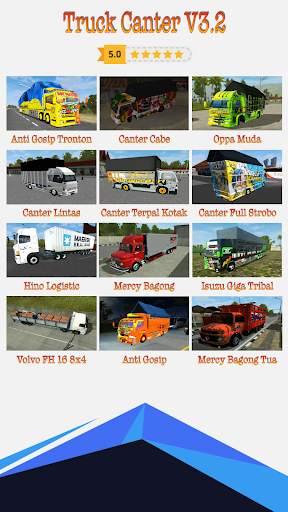 Mod Truck Canter Bussid v3.2 screenshot 2