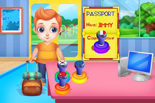 Airport Manager Flying Girls Aeroplane kids Game screenshot 9