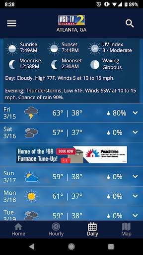 WSB-TV Channel 2 Weather screenshot 3