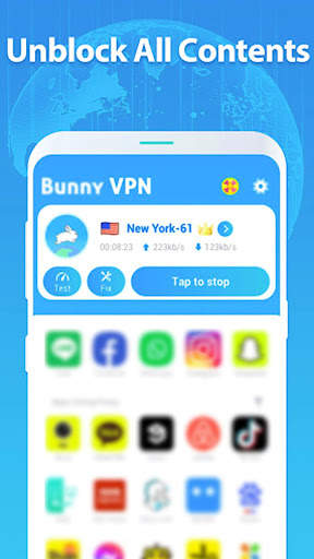 Secure vpn Fast - Вunny VPN screenshot 1