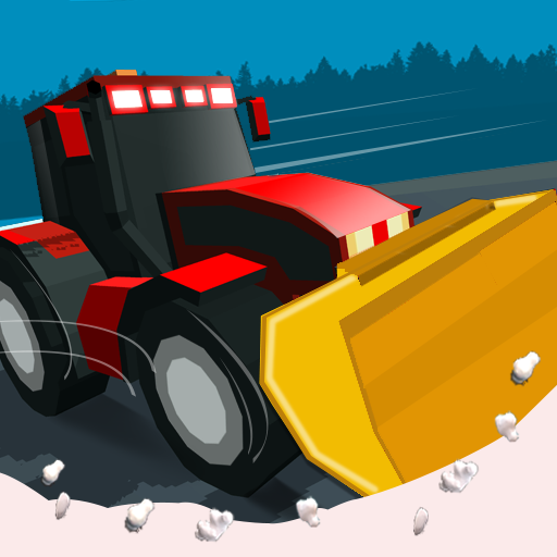 Clean Snow Plowing Road Blocks - Snow Plow Games icon