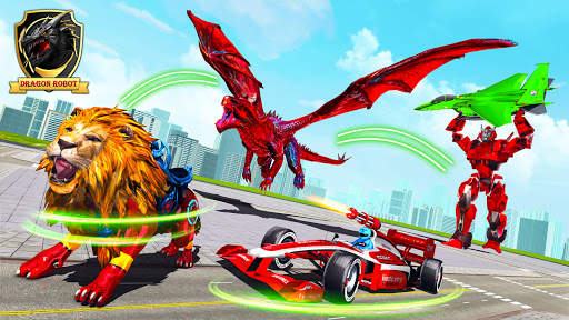 Flying Dragon - Car Robot Game screenshot 6