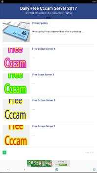 Daily Free Cccam Server screenshot 2