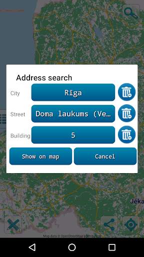 Map of Latvia offline screenshot 3