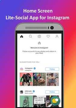 Lite Social App For Instagram screenshot 2