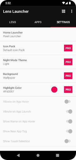 Lens Launcher screenshot 5
