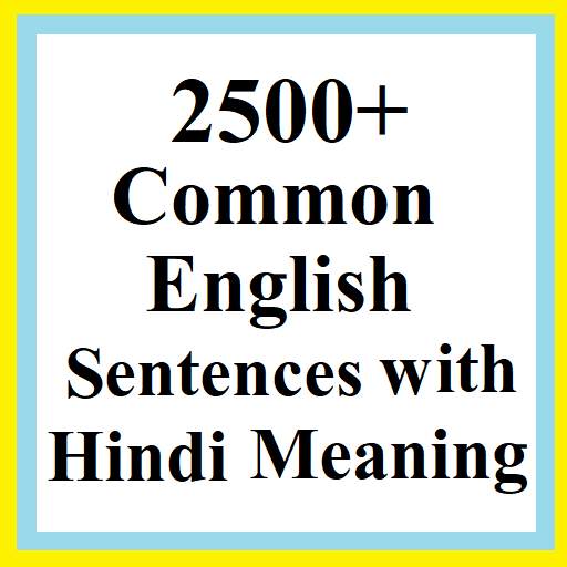 2500  Common English Sentences 1.5