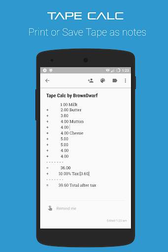 TapeCalc screenshot 7