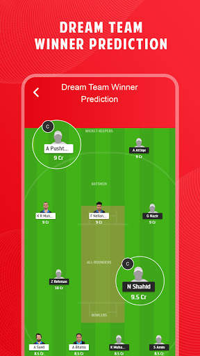 Dream Team 11 - Fantasy IPL Cricket prediction app screenshot 3