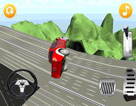 Hill Climb Racing : Red Car screenshot 2