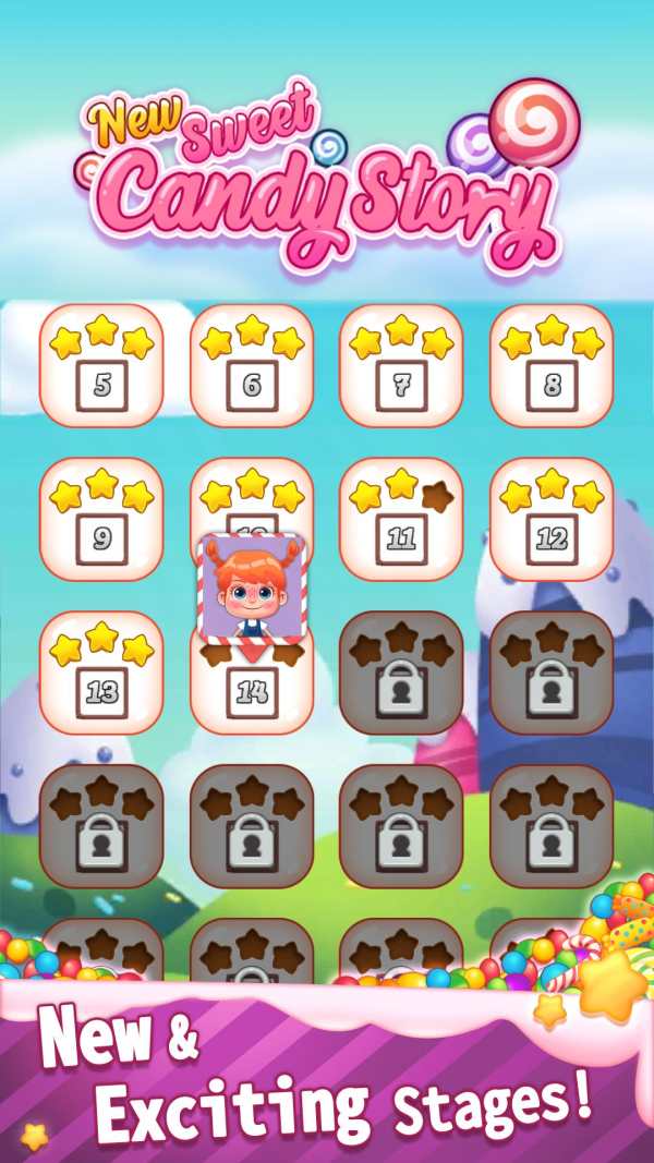 New Sweet Candy Story: Puzzle Master screenshot 4