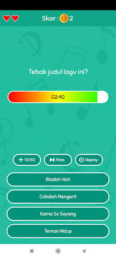 Game Tebak Lagu screenshot 2