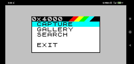 0x4000: A câmera ZX Spectrum screenshot 1