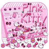 Pink Kitty Gravity Keyboard Theme on 9Apps