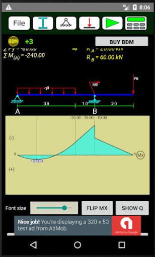 Bending Moment Diagram скриншот 3