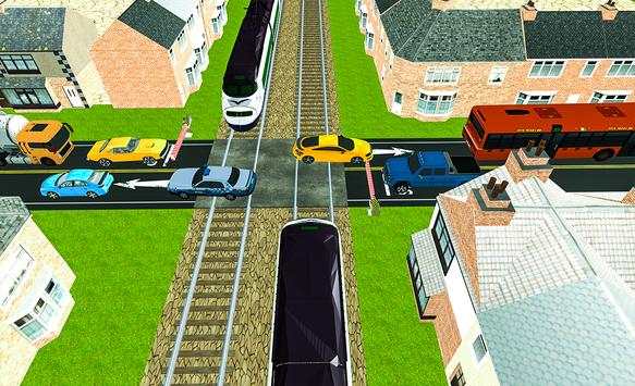 Railroad crossing 3D: Train Driving simulation2018 screenshot 2