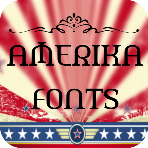 Amerika Font for FlipFont , Cool Fonts Text Free icon