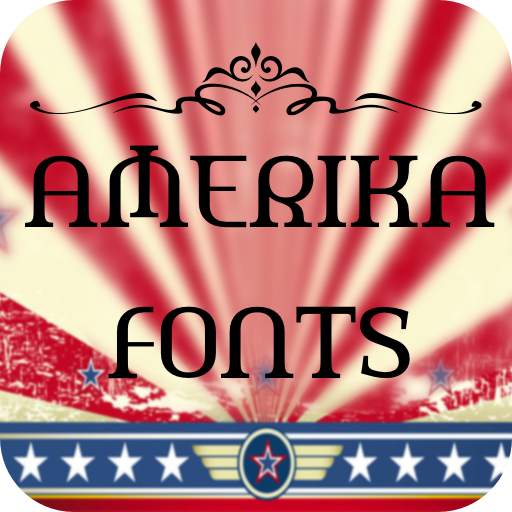 Amerika Font for FlipFont , Cool Fonts Text Free 43.0