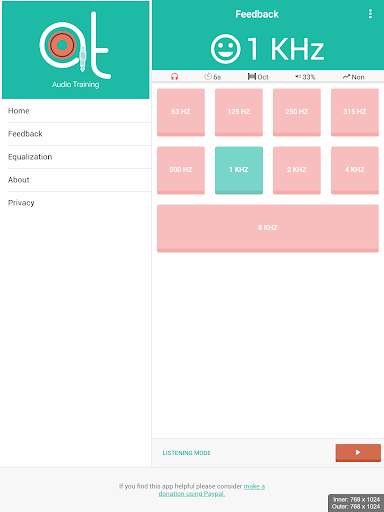 Audio Training EQ and Feedback screenshot 12