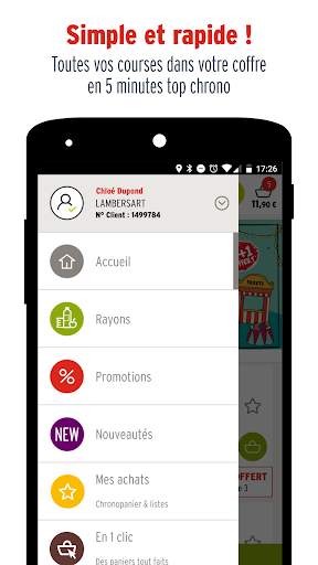 chronodrive - vos courses drive en ligne screenshot 1