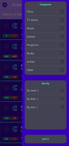 uTorrent-1337x Torrent Search screenshot 4