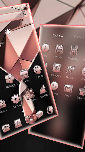 Pink Black Business Theme screenshot 2