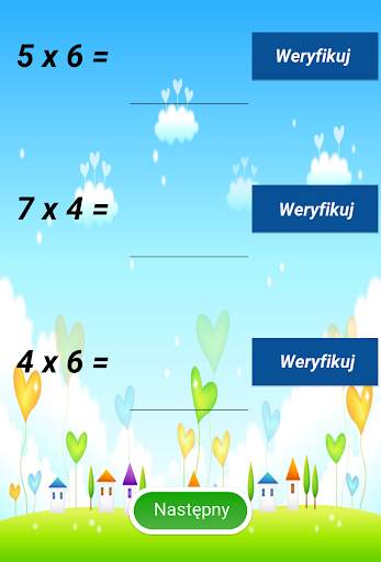 Tabliczka mnożenia screenshot 5
